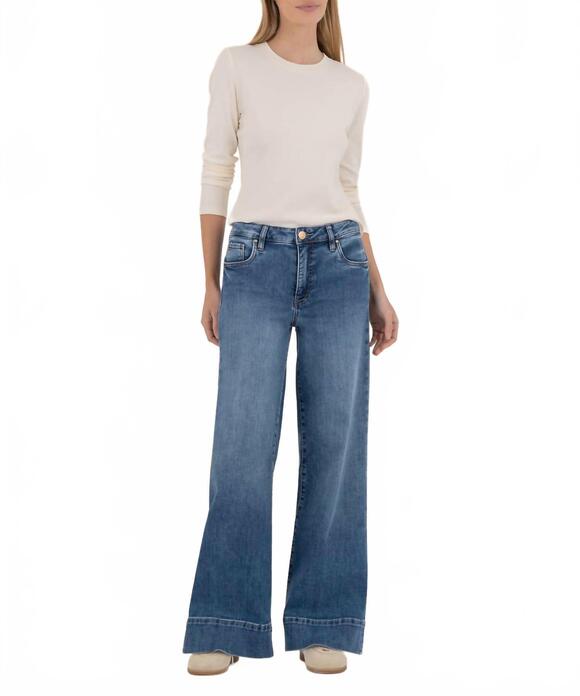 KUT FROM THE KLOTH Denim - NEW KUT FROM THE KLOTH maya wide leg jeans in amuse wash
